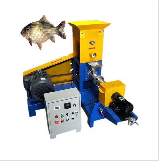 Floating fish feed extruder pellet food machine