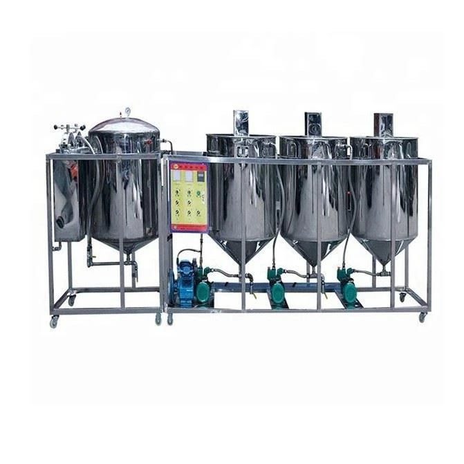Crude Vegetable Seeds Oil Refinery Equipment