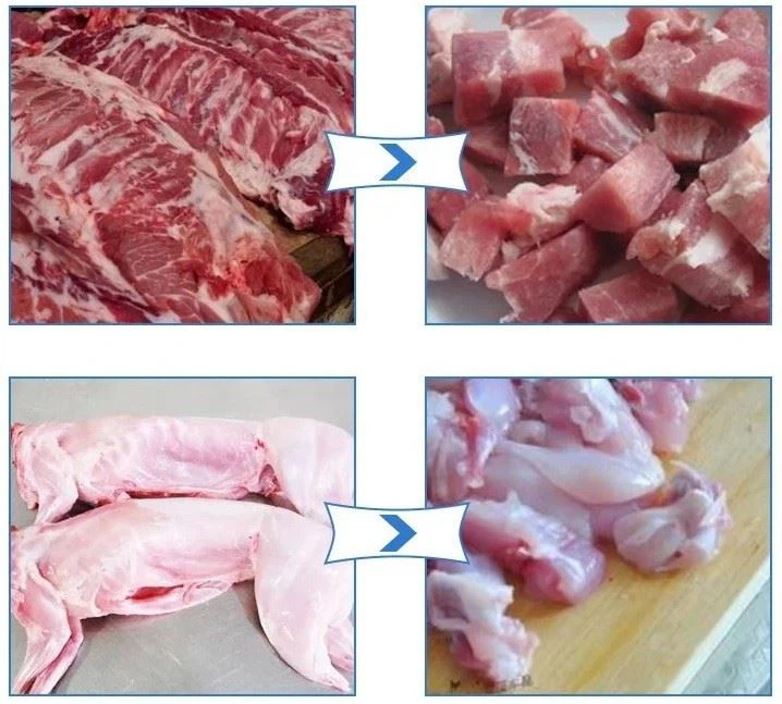 Fresh Meat Dicer Meat Cube Cutting Dicing Machine