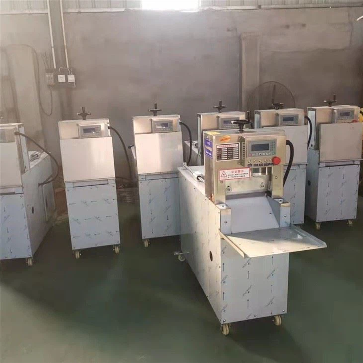 Frozen Beef Roll Slices Cutting Machine